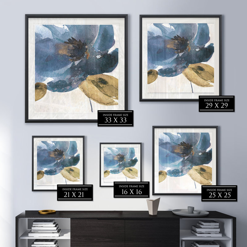 " Blue Note I ", 30.5" H x 30.5" W x 1.5" D