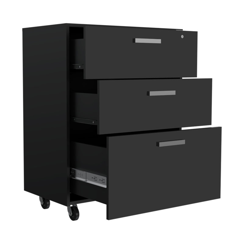 Armoire de rangement 3 tiroirs Modern