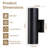 Black Cylinder Outdoor Wall Light Waterproof Aluminum - 12 Pack-74015003