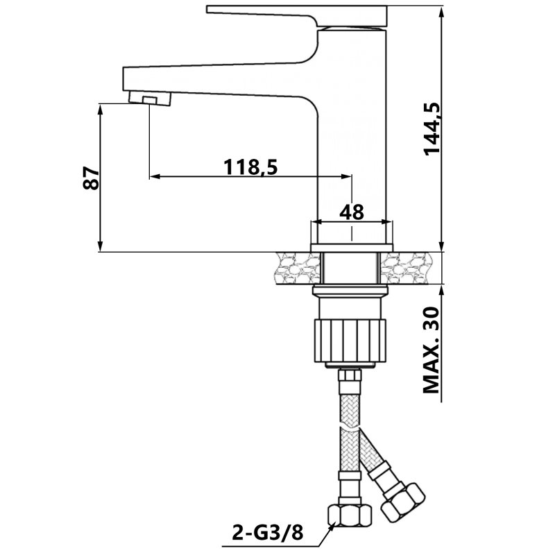 Papaleo Waterfall Tap