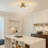 Parisi 5-Light 18.5" Brushed Brass Semi Flush Mount