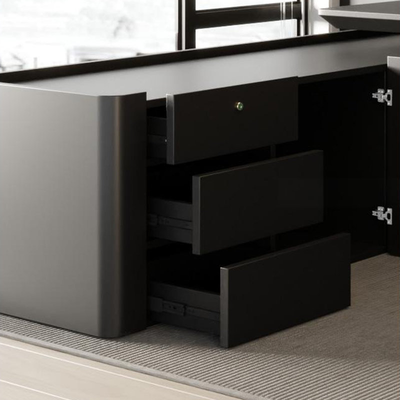 Bureau en L 70,87 po, H 29,53 po x l 70,87 po x P 62,99 po