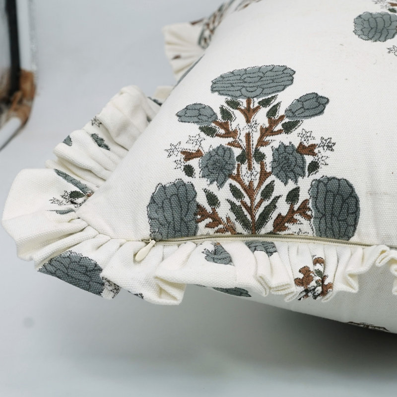 Housse de coussin à imprimé floral Fabividine, tissu d'automne, 18 x 18, H 14 po x l 14 po