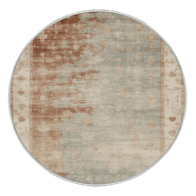 Machine Washable Overdyed Beige Area Rug