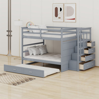 Bunk Bed With Trundle And Staircase