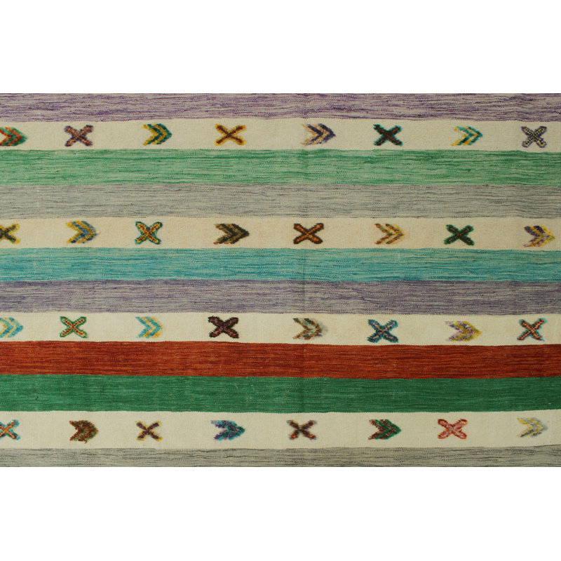 Wool Geometric Indoor Rug