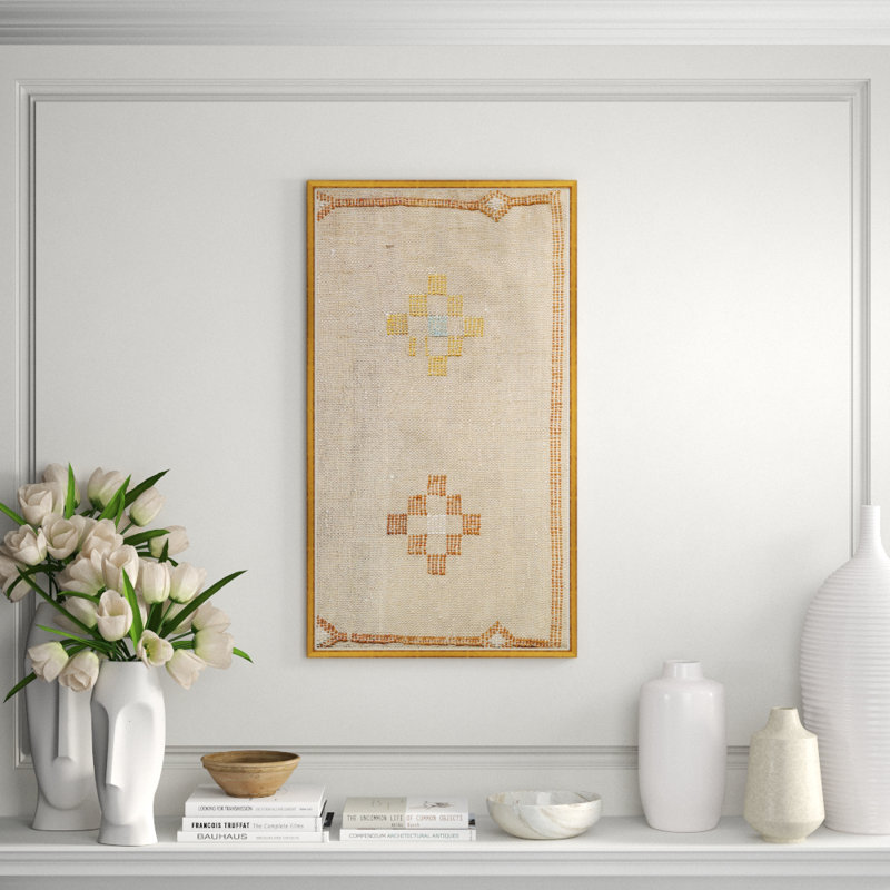 Moroccan Pillows Triptych In Taupe 3 Giclee Print