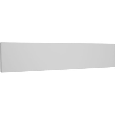3 1/2 in. H x 3/4 in. P x 96 in. L, TrueCraft PVC S4S Flat Utility Moulding, White