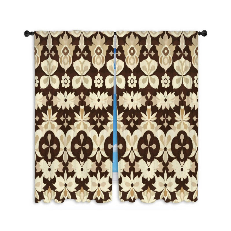Paire de rideaux obscurcissant Makylah, L 56 po x L 80 po