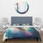 Ensemble de housse de couette en microfibre / polyester Colorful Deepsea Jellyfish V Bedding-161470422