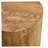Modern Minimalist Set of Three Wood colour Cylinder Marble-Patterned MDF Living Room Table Sets.