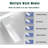 Modern Bathroom Smart Bidet Toilet - Auto Open/Close, Foot Sensor, Move Wash Option, White Warm Water Supply,