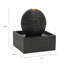 Charles Bentley Arno Sphere Water Feature - Mains Powered