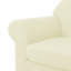 Housse de canapé en jacquard extensible 3 pièces, housse pour canapé pour 2 coussins, protecteur de meubles lavable à la machine (causeuse, ivoire)-1530418412