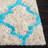 Barcelona Shag Hand Tufted Performance Geometric Rug-12414432