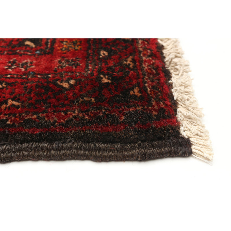 Tapis unique en laine noué à la main 3 pi 3 po x 6 pi 3 po nouvel âge Dahlya