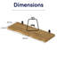 Chunky Shelf Kit, 'L' Metal Bracket, Pre-Sanded or Waxed-168497904-168497907
