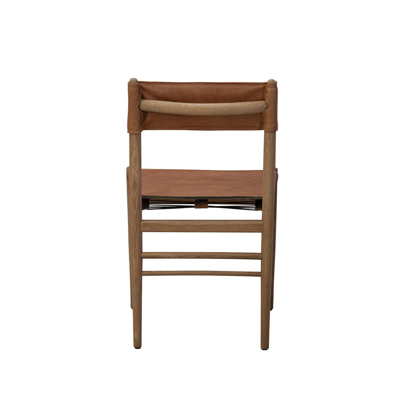 Solid Wood Dining Chair, Brown