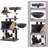 Deniene 45.2'' H Cat Tree-1945997839