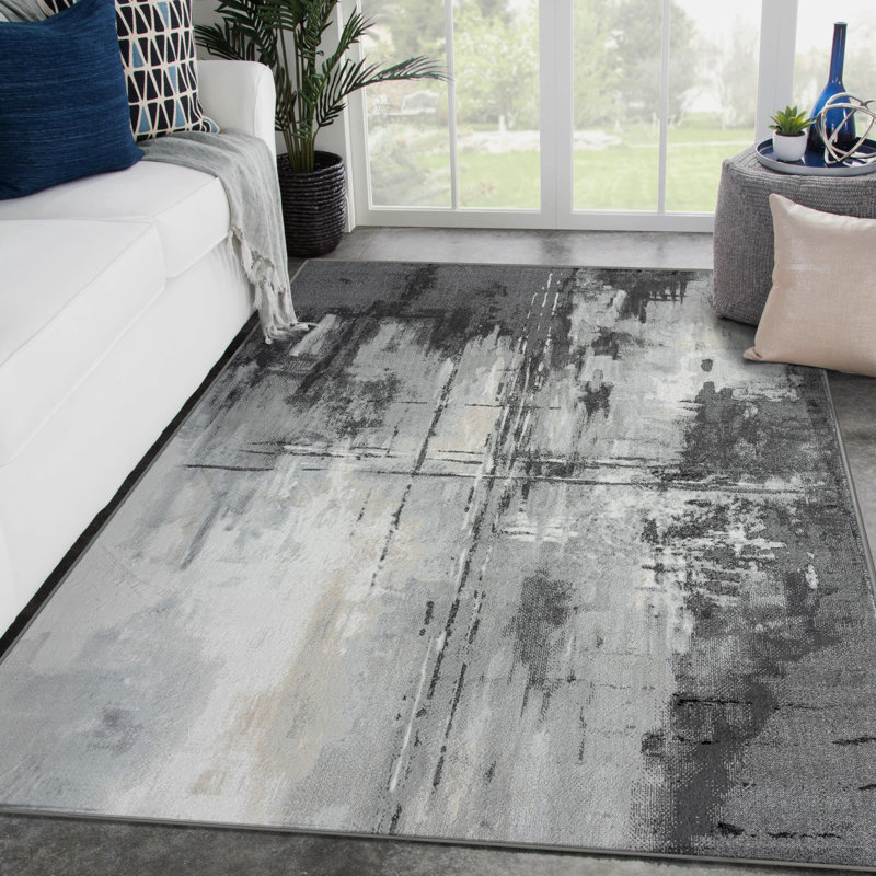 Tapis anthracite Gouverneur, Rectangle 8 pi x 10 pi