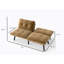 Canapé-lit pliant convertible brun-1824392160