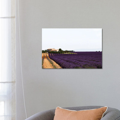 France Provence Lavande Field Pair II by Alexandre Venancio - Wrapped Canvas Print