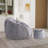 Bean Bag Chair,Upholstered Lazy Sofa With Ottoman-108794098