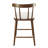Olivia Indoor Wooden Upholstered Counter Stool, Walnut Finish with Beige Upholstery, Windsor Style, Set of 2-1503216484