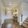 Grey Linen Semi Flush Ceiling Light with Chrome Base and White Diffuser By 17 Stories