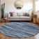 Premium Machine Washable Prisco Blue Rug