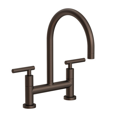 East Linear Kitchen Bridge Faucet