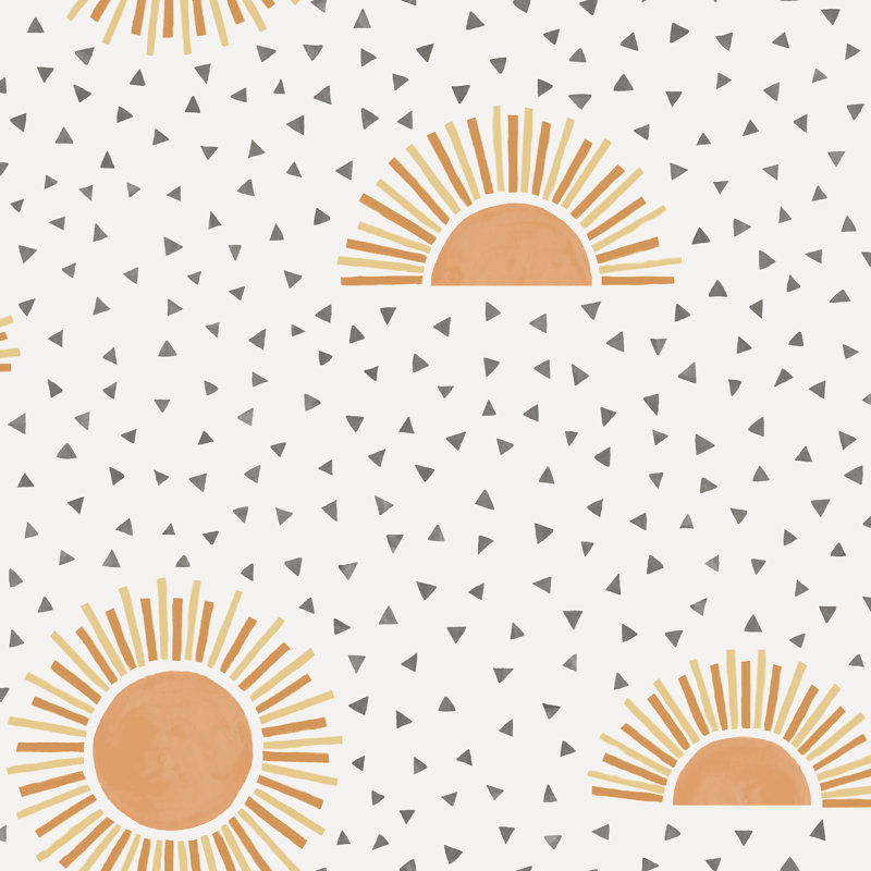 Kalandria 53cm x 10.5cm Matte Wallpaper Roll, White