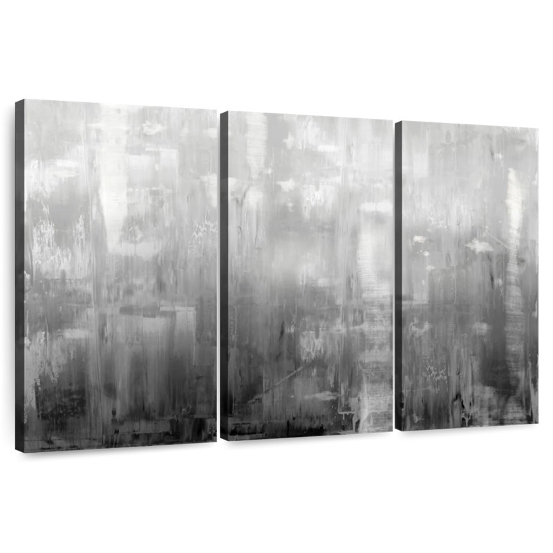 Textural In Grey, 20" H x 33" W
