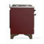 Majestic III Series 48 Inch Dual Fuel Range with 5 Sealed Burners, Griddle, Frenchtop in Glossy Black (Natural Gas, Burnished Trim)-1981615044-1981615047-1981615167