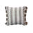 Stripe Cotton Pillow With Fringe