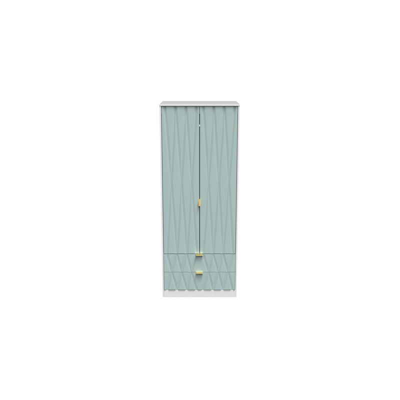 Baturhan Manufactured Wood Wardrobe, Duck/White