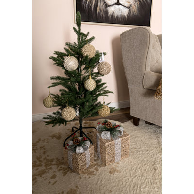 Künstlicher Weihnachtbaum 100 cm Grün mit Ständer