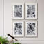 " Black & White Mix I " 4 - Pieces-637827015-637827012