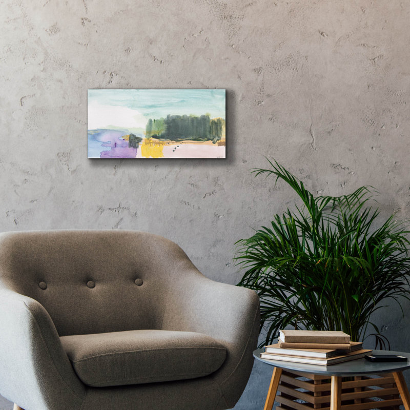 «The Cloud That Took The Form» par Jan Weiss, art mural sur toile, 24 po x 12 po, H 12 po x l 24 po x P 0,75 po