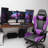 Homall High-Back Adjustable Reclining Ergonomic Faux Leather PC & Racing Game Chair-46541207