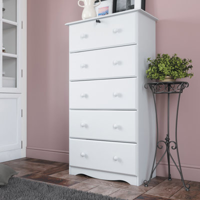 Commode 5 tiroirs avec serrure Gallashaw