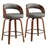 Comfortable Swivel Counter Stool With Durable Solid Wood Legs-120683910