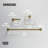 VIGO Arden 3-Piece Matte Brushed Gold Bathroom Hardware Set with 24-in Towel Bar, Toilet Paper Holder and Hand Towel Holder-124871900