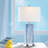 Table Lamp Set With Touch Control, Led Bulbs, Usb Ports