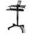 Geneveve Adjustable Metal Base Computer Desk