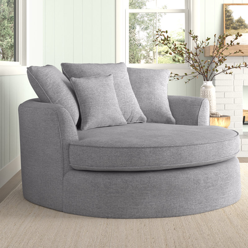 Beall Upholstered Accent Chair, Element Silverdollar Performance