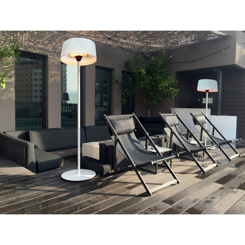 Artix Electric Hanging Patio Heater, White