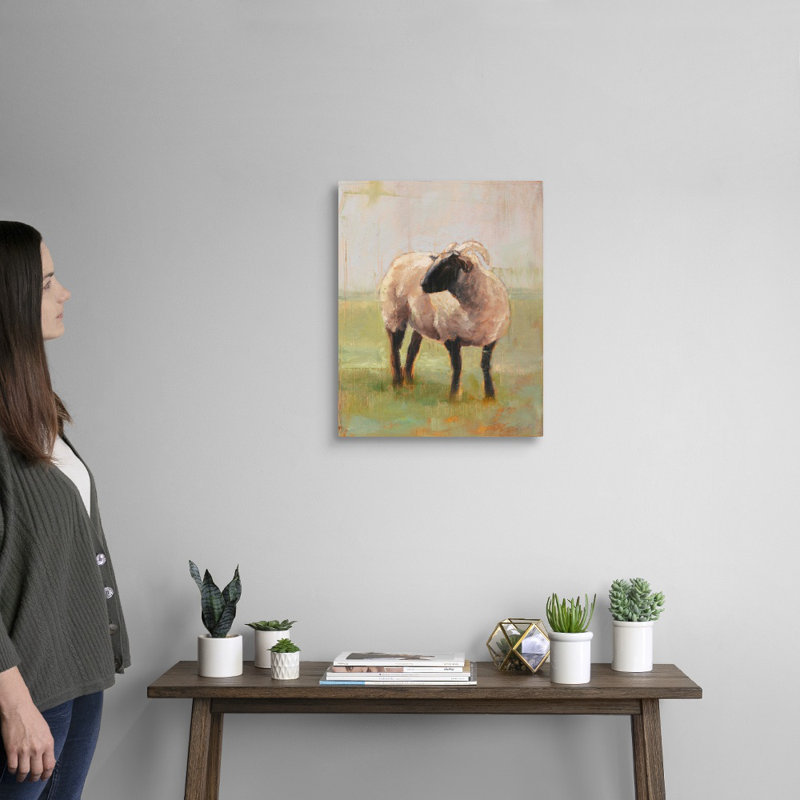 «Away From The Flock II», art mural sur toile, Toile tendue, H 20 po x l 16 po x P 1 po