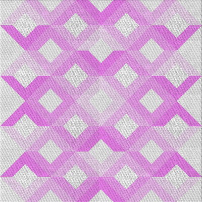 Tapis mauve à motif géométrique Koeller