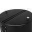 Sunjoy 56L Round Rolling Ice Chest Cooler Cart, Portable Patio Party Bar Drink Cooler, Cylindrical Mobile Beverage Cart with Bottle Opener and Shelf, Black